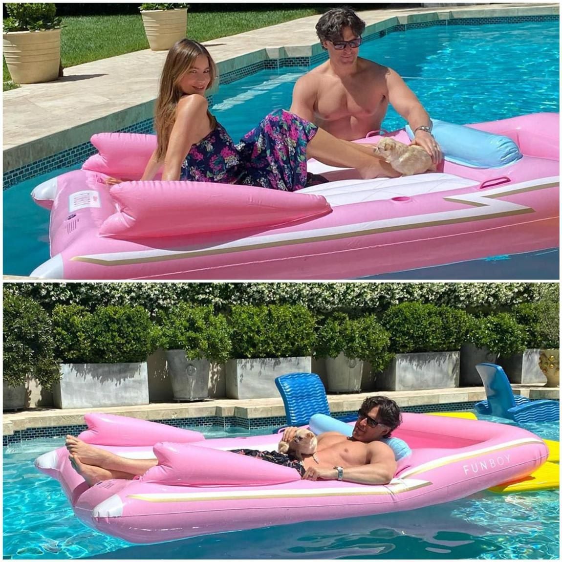 sofia vergara pool float