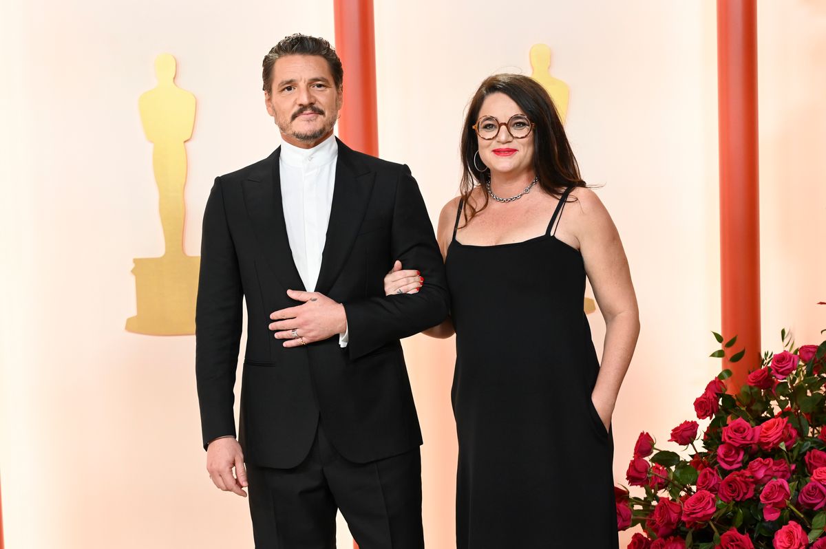 Pedro Pascal and Javiera Balmaceda at the Oscars