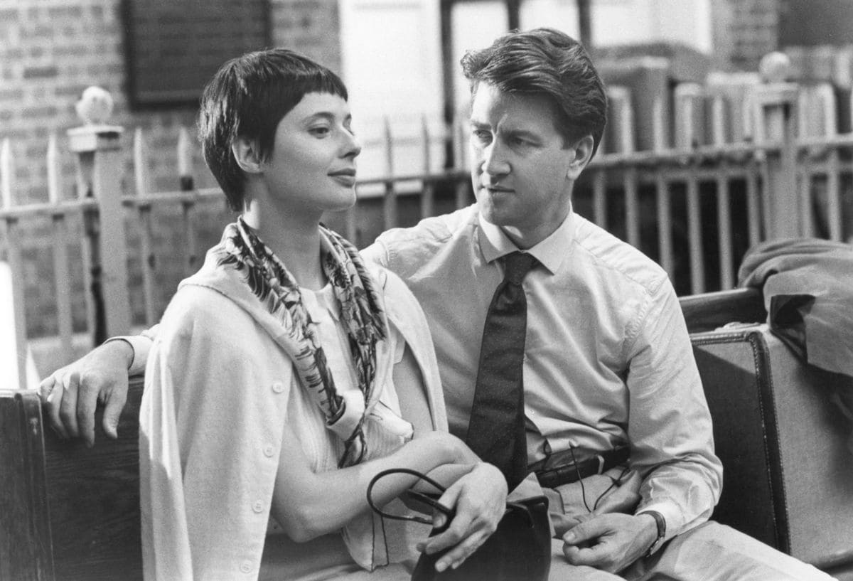 Isabella Rossellini and David Lynch on the set of 'Zelly and Me'