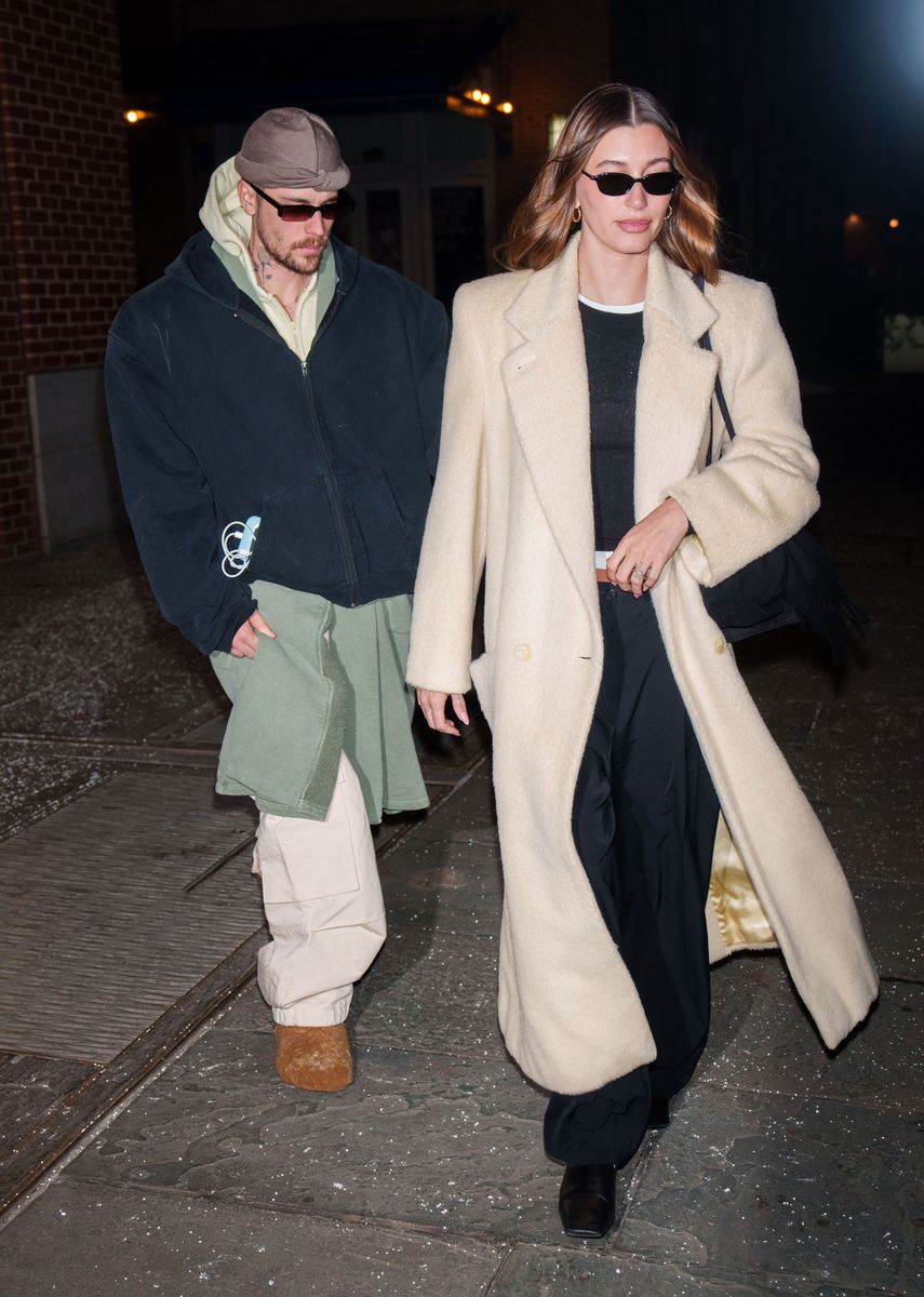  Justin Bieber and Hailey Bieber in New York City. 