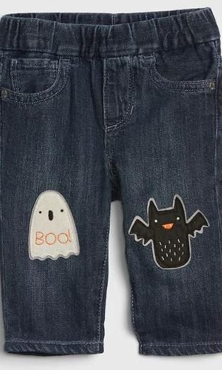 Jeans para ninos con motivo de Halloween
