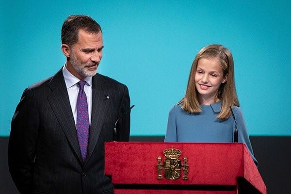The future Queen celebrated her 13th birthday in 2018 delivering her first speech