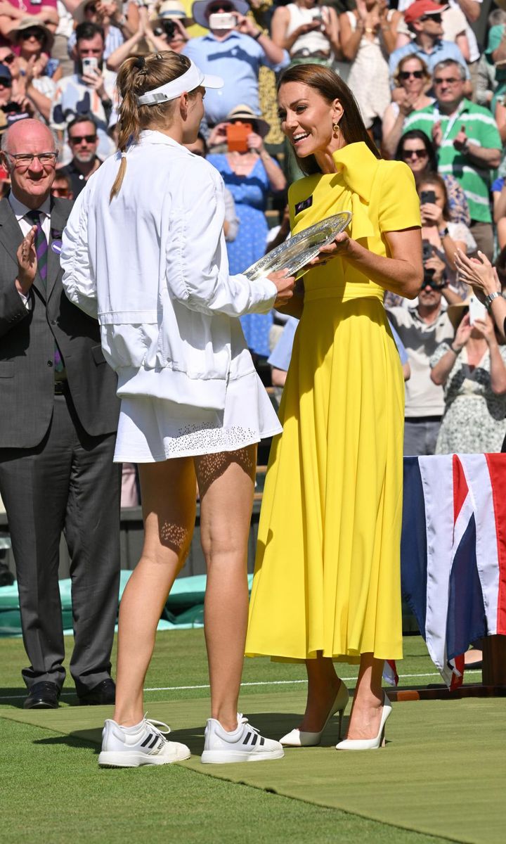 The Duchess Of Cambridge Attends The Wimbledon Women's Singles Final