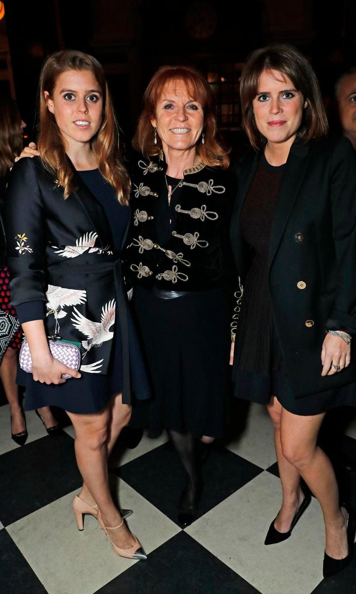 Sarah Ferguson shares daughter Princess Beatrice and Princess Eugenie with Prince Andrew