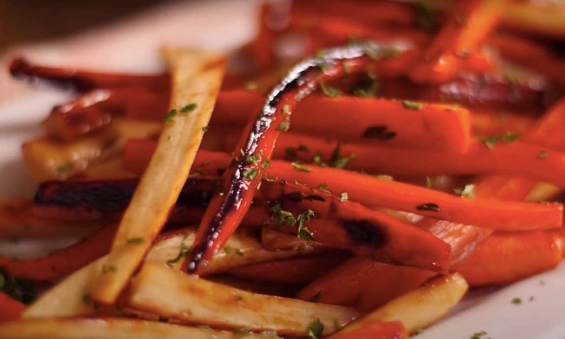 Grilled Honey Glazed Carrots & Parsnips (Vegetarian) by the BBQ Guys