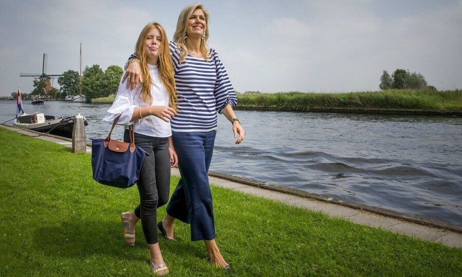 Queen Maxima and her daughter Princess Alexia looked fresh out of the pages of a style catalogue during their nautical-themed summer photoshoot in The Netherlands.
Photo: Patrick van Katwijk/WireImage