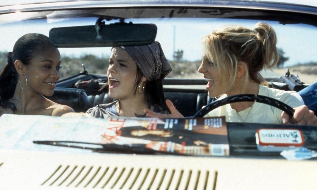 Zoe Saldana And Britney Spears In 'Crossroads'