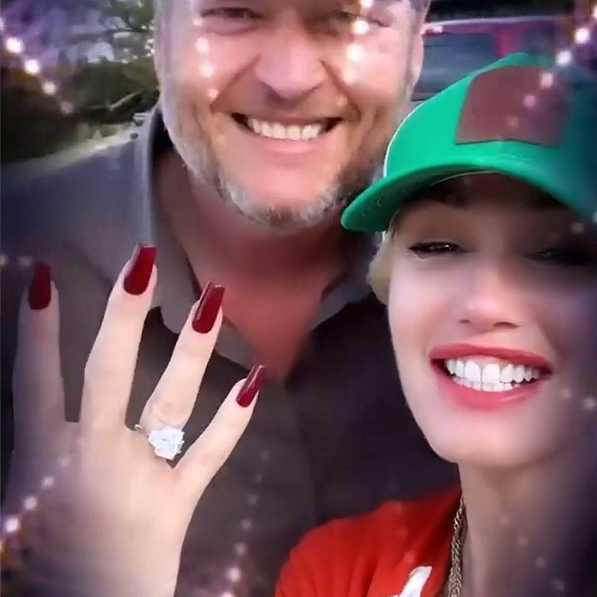 Gwen Stefani celebrates Blake Shelton engagement with never before seen clips