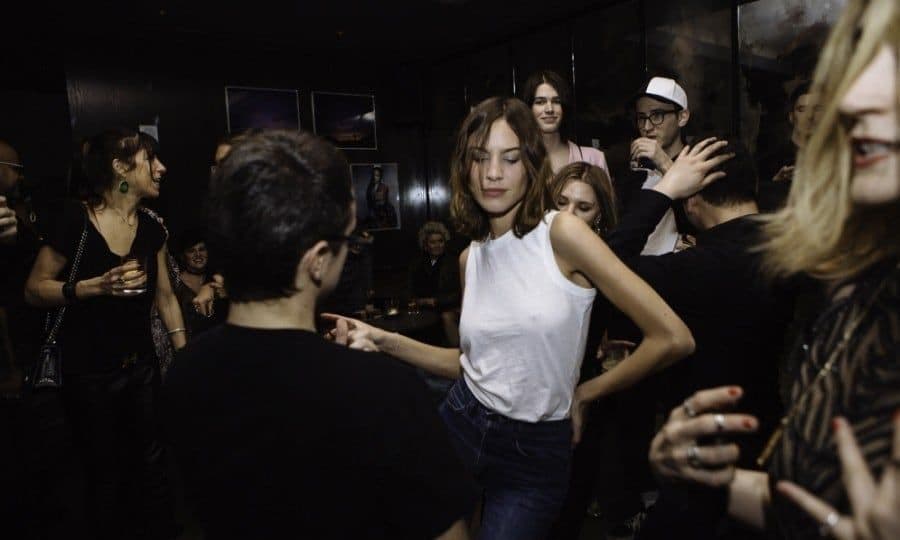 Alexa Chung let loose on the dance floor during Christian Siriano's after party with SVEDKA Vodka at The Blond Bar.
Photo: Christian Siriano