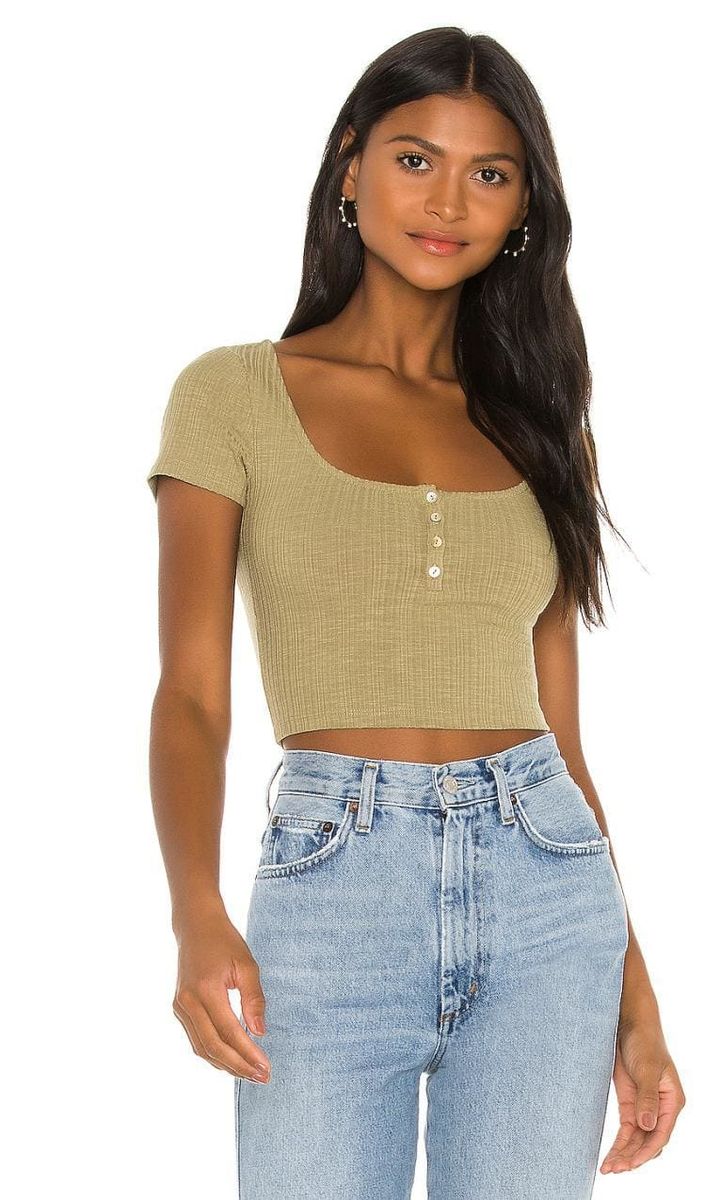 Knit crop top by Privacy Please