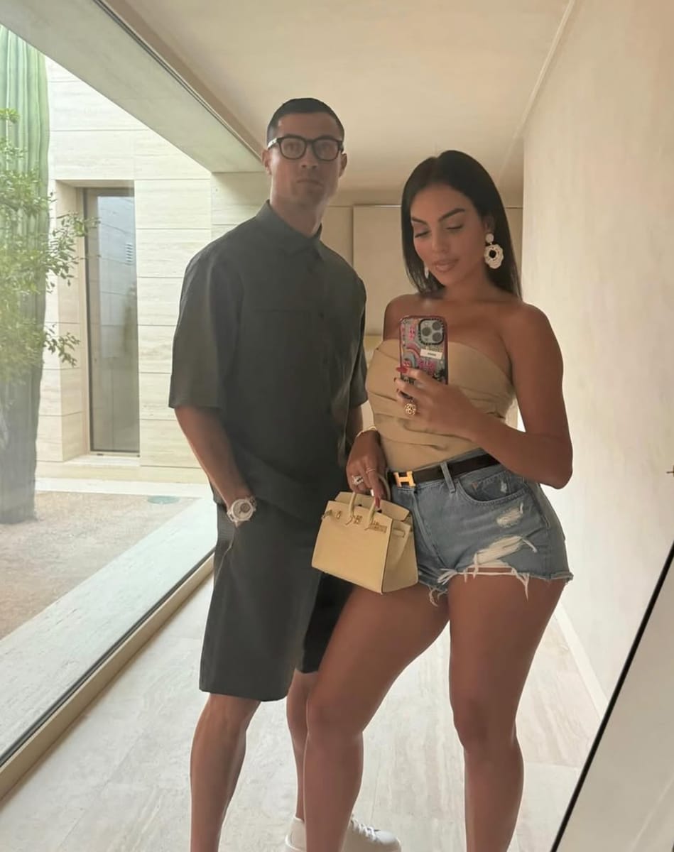 Cristiano Ronaldo and Georgina Rodriguez