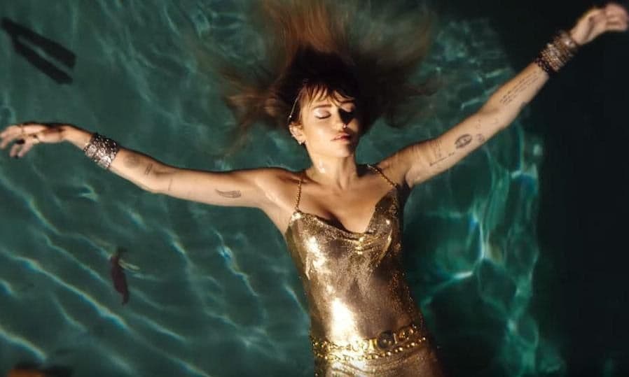 Miley Cyrus slide away music video