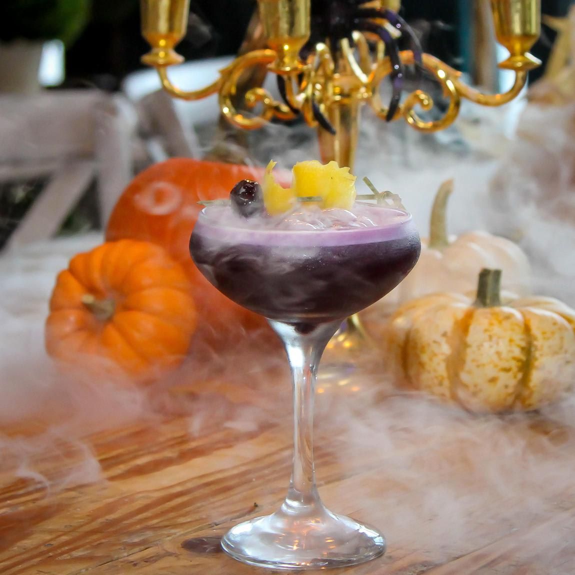 Black Widow Martini, Mandrake Miami Halloween Cocktail