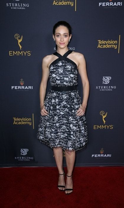 September 14: Emmy Rossum looked fab during the cocktail reception for The Television Academy's Writers Peer Group in North Hollywood.
Photo: Phillip Faraone/Getty Images