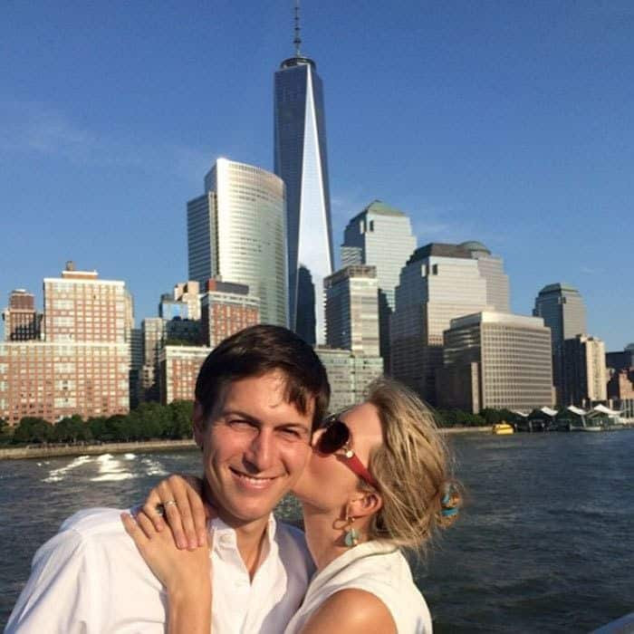 Ivanka planted a kiss on her husband, while out and about in their hometown, NYC in 2014.
Photo: Instagram/@ivankatrump