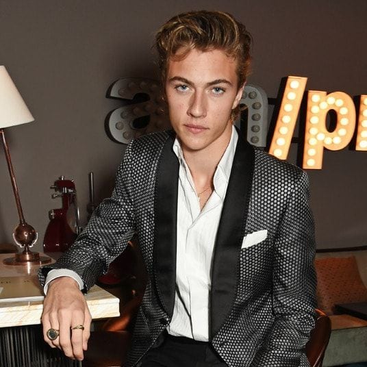 <b>Name:</b> Lucky Blue Smith
<br><b>Height:</b> 6'2.5"
<br><b>Brands he's modeled for:</b> Michael Kors, Tom Ford, Tommy Hilfiger
<br><b>Fun fact:</b> Lucky is in a band called The Atomics with his three sisters.
<br>
<br>
Photo: Getty Images