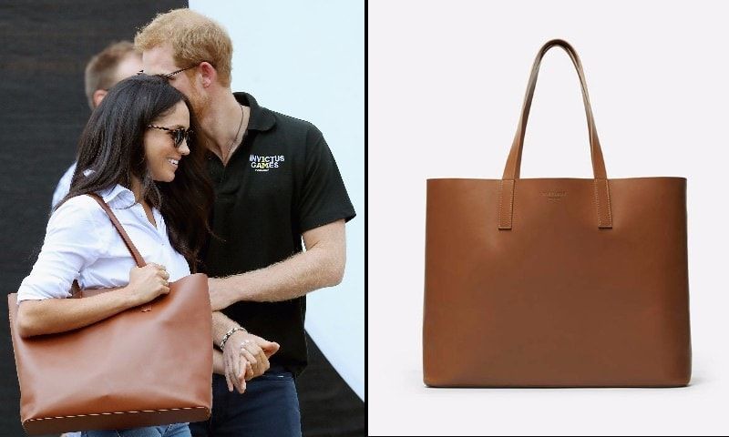 We loved seeing Prince Harry and Meghan Markle at together at the Invictus Games Toronto in 2017, but we have to say we were almost as impressed by the actress' handy leather bag! The Everlane Day Market tote is a great investment and goes with everything.
<I>$165 from everlane.com</I>
Photo: Getty Images