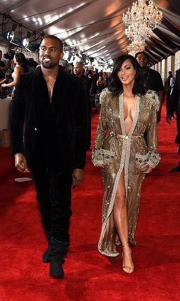 Kanye West and Kim Kardashian