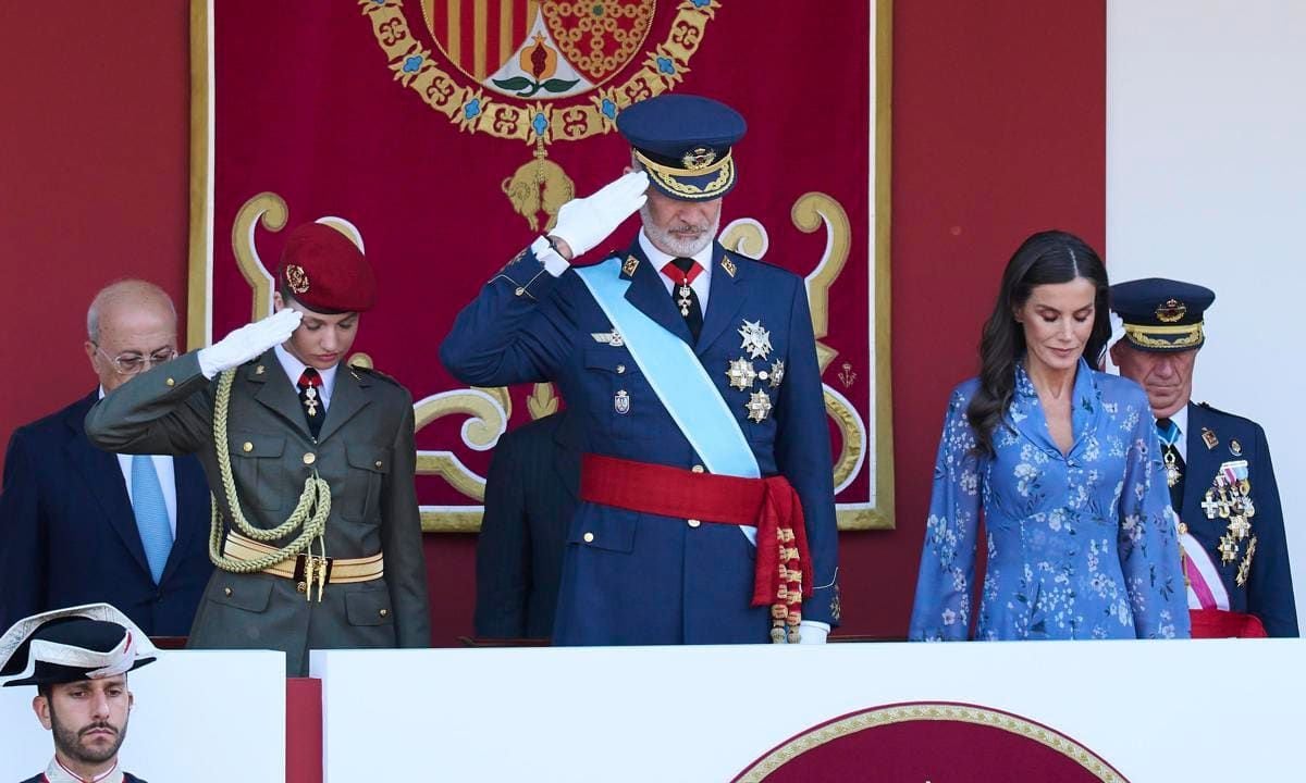 Princess Leonor joined her parents at Spain’s National Day celebration