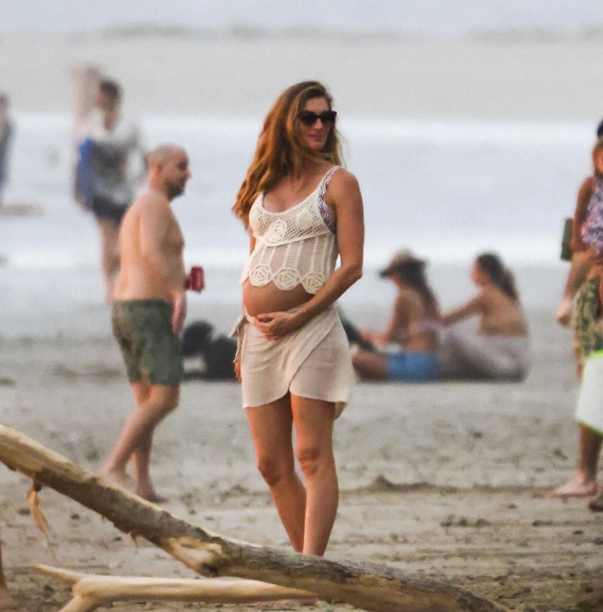 Gisele Bundchen rang in the new year in Costa Rica