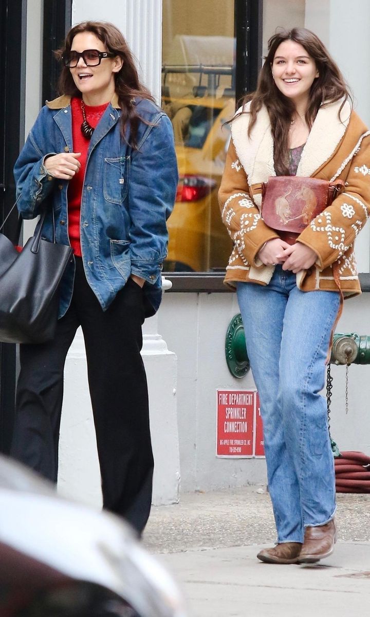 Katie and Suri in New York