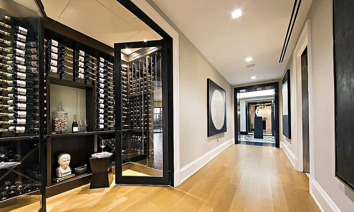 Wine cellar in Karlie Kloss' new home