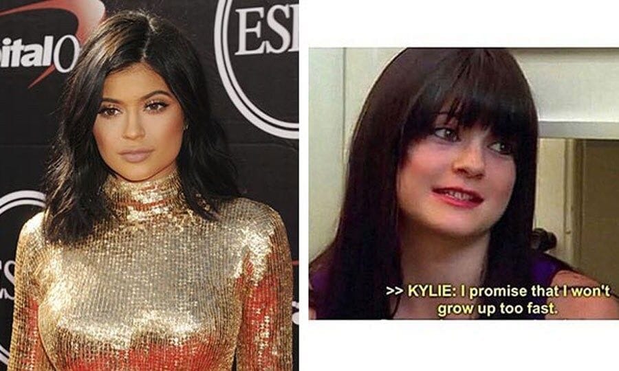 Kylie Jenner
<br>
Kylie might not have kept her promise, but she sure took initiative as she created her own cosmetic empire.
Photos: Getty Images and Instagram/@kyliejenner