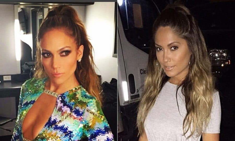 The model's snaps show her striking resemblance to the star, attracting over 1.4 million followers and thousands of comments that she "looks like J.Lo".
Photo: Instagram/@jlo/@jessicaburciaga