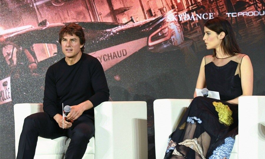 October 12: Tom Cruise and Cobie Smulders attended the <i>Jack Reacher</i> press conference in Shanghai, China.
Photo: TPG / Zuma Press/PA Images