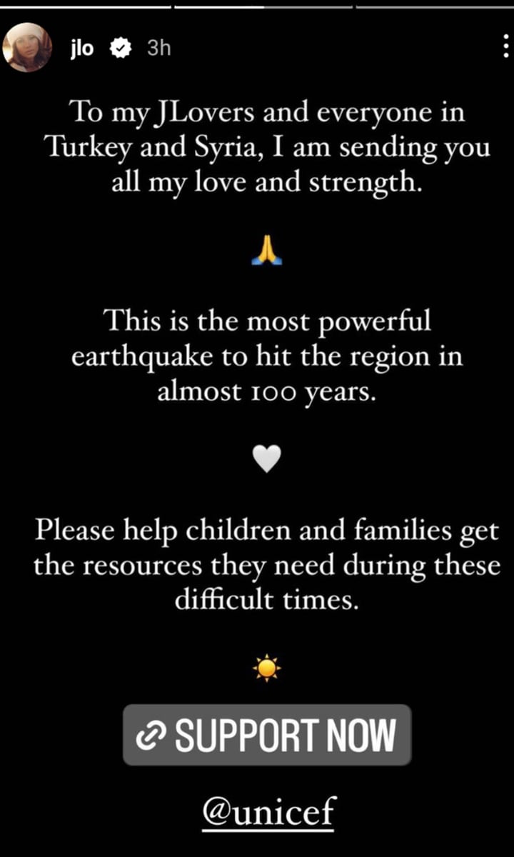 All the stars supporting earthquake victims in Syria and Turkey