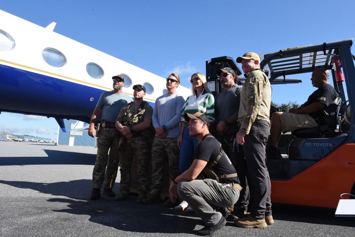 Ivanka Trump visited the Hickory Regional Airport where Starlink devices for Internet connection were donated to Hurricane Helene victims.