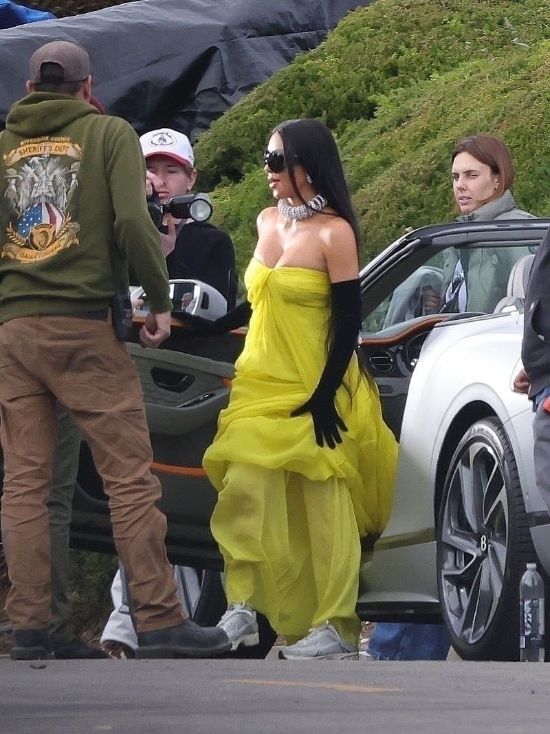 Kim Kardashian was seen on set in Los Angeles, shooting an intense scene for her upcoming project, "All's Fair." 