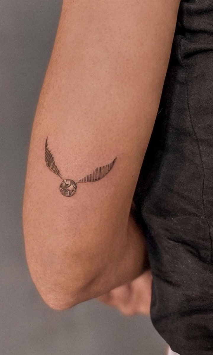 Antonela's 'Harry Potter' tattoo
