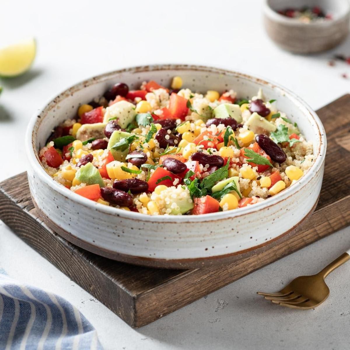 Quinoa bean salad