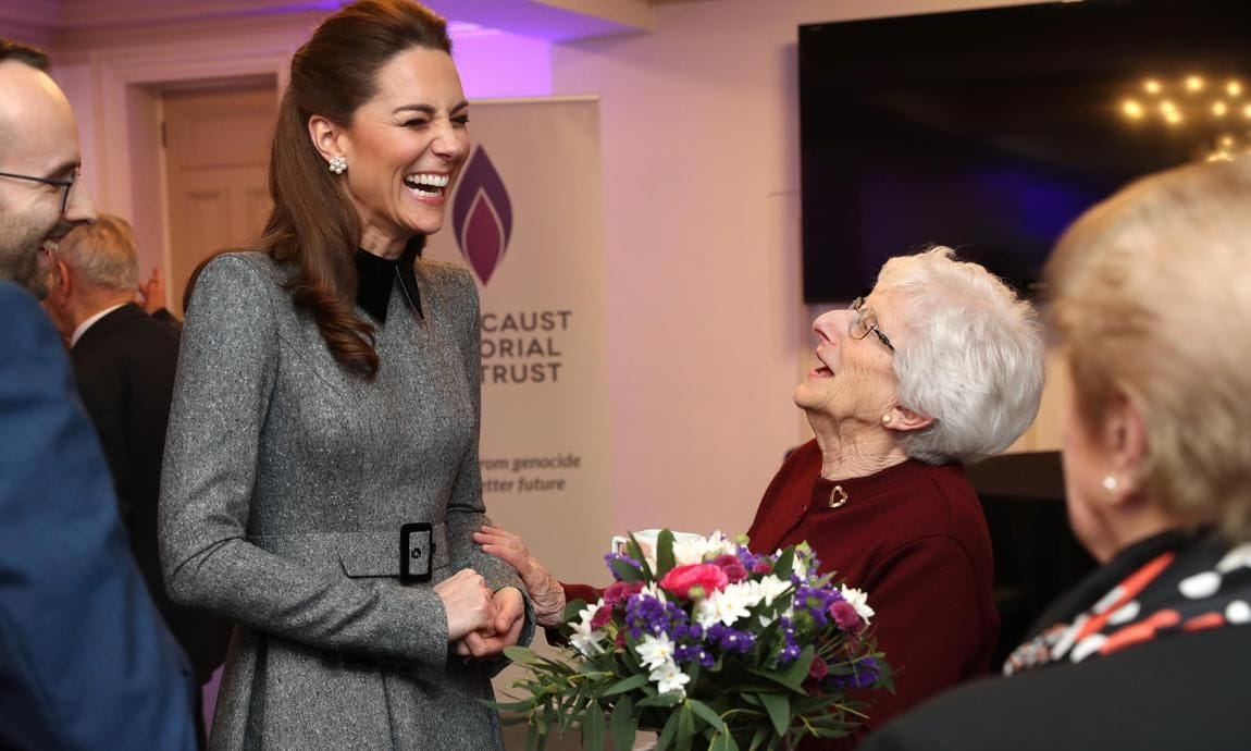 Kate spoke with Holocaust survivors after the UK Holocaust Memorial Day Commemorative Ceremony on Jan. 27