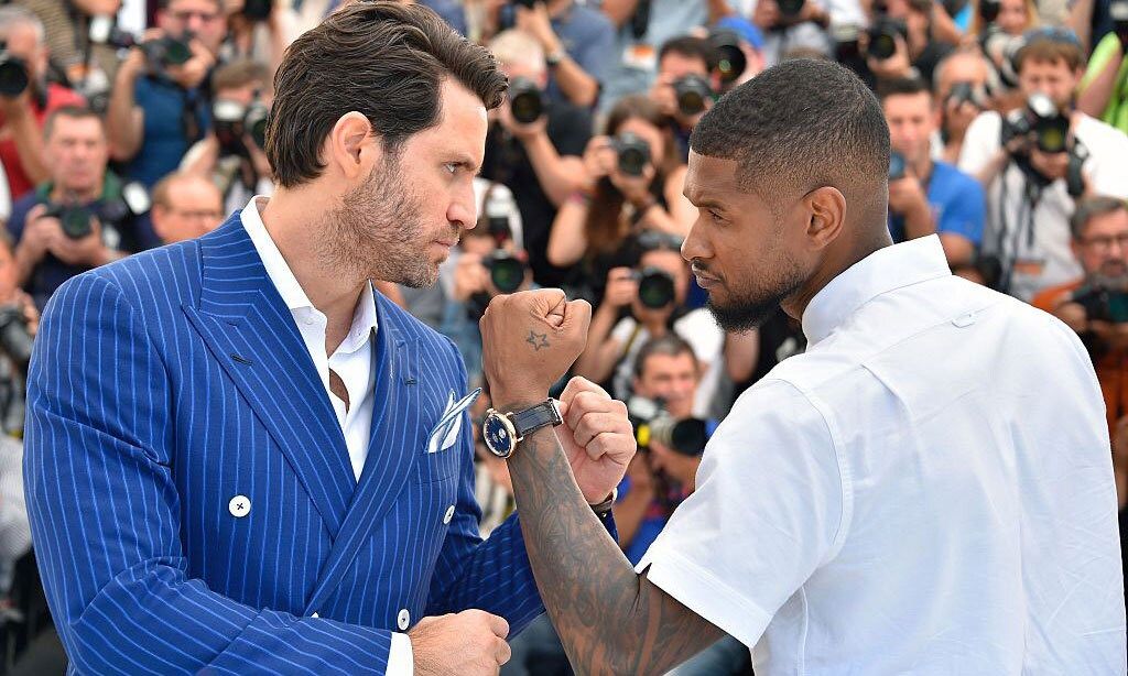 Don't mess with these two. Edgar Ramirez and Usher playfully posed at a photocall for their movie <i>Hands of Stone</i>.
<br<
Photo: LOIC VENANCE/AFP/Getty Images