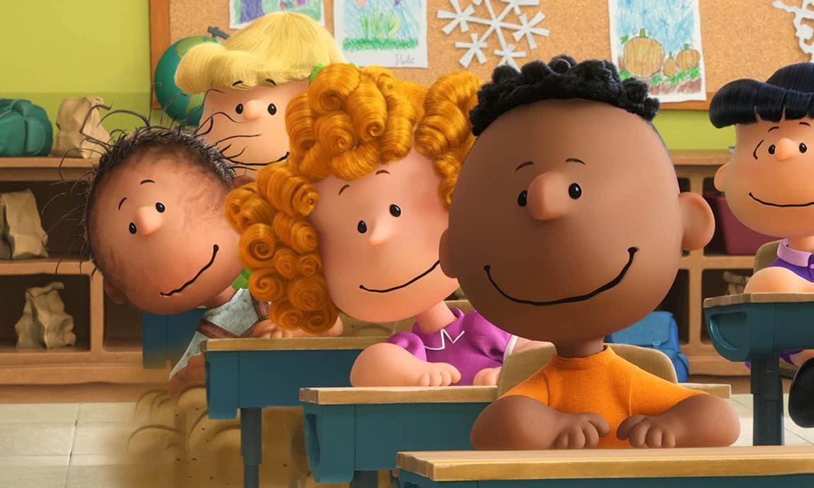 Still of students in a classroom from The Peanuts Film (2015)