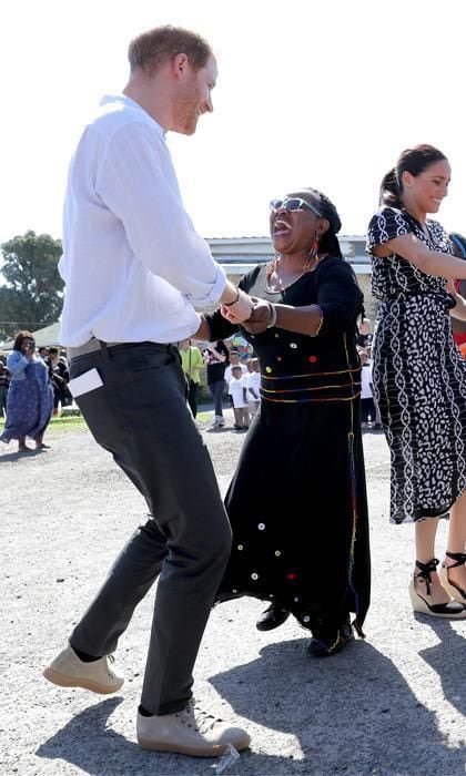 Meghan Markle and Prince Harry in South Africa