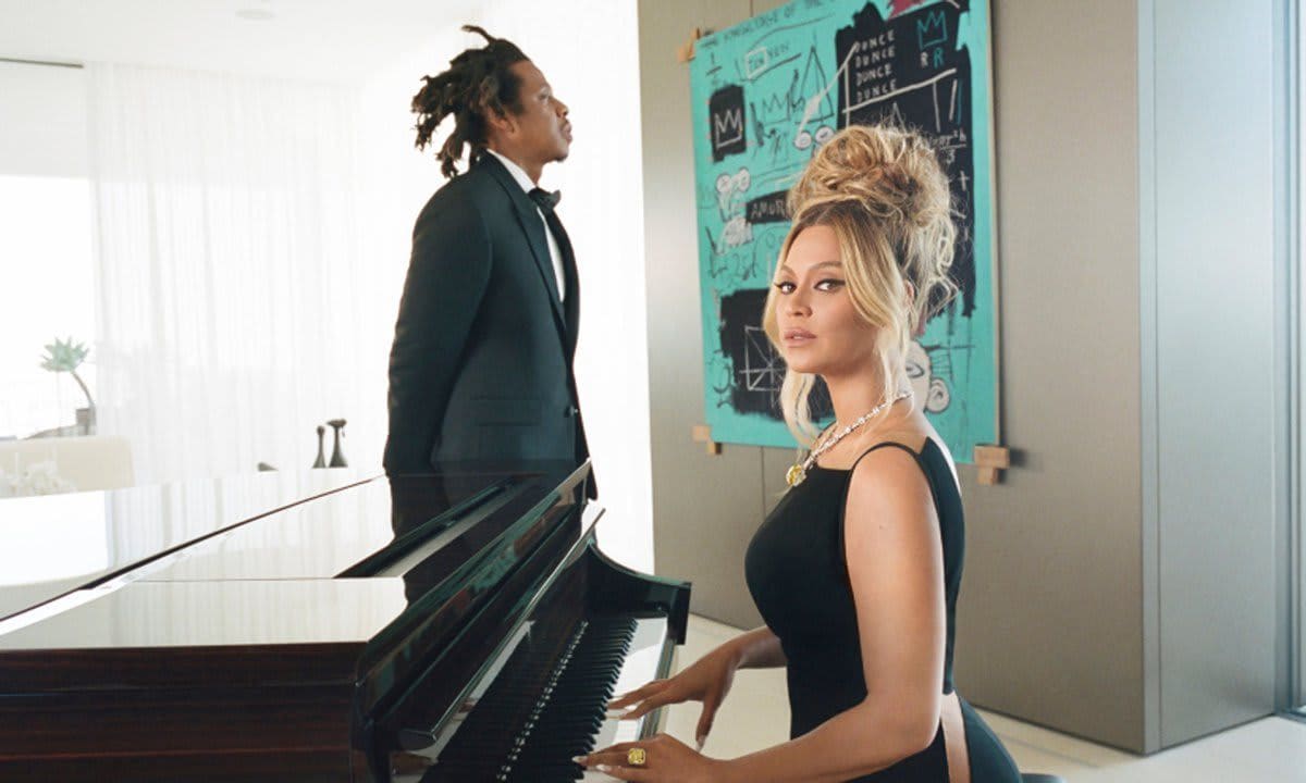 Tiffany campaign shoot starring Beyoncé and Jay Z.