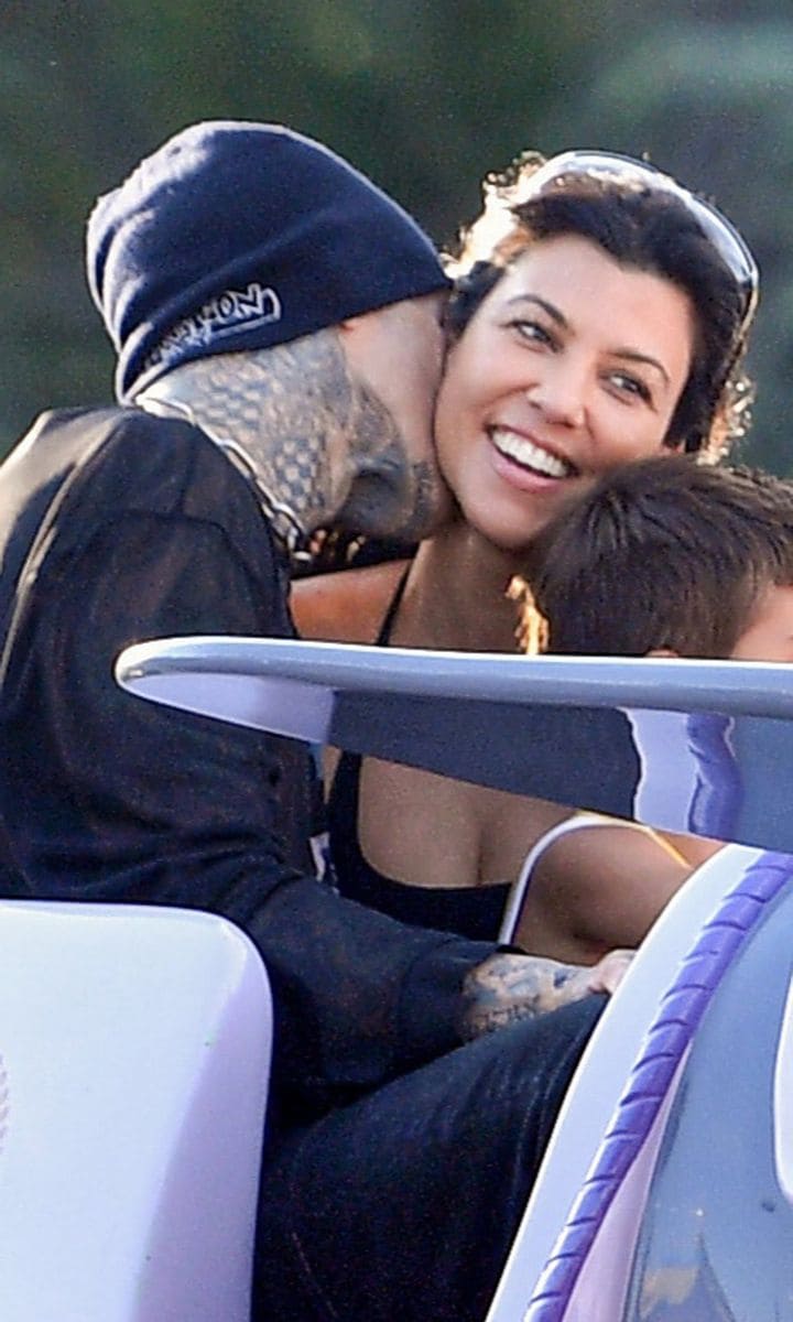 Kourtney Kardashian and Travis Barker