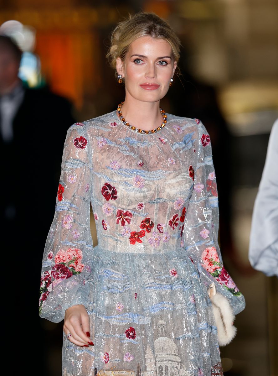 LONDON, UNITED KINGDOM - OCTOBER 16: (EMBARGOED FOR PUBLICATION IN UK NEWSPAPERS UNTIL 24 HOURS AFTER CREATE DATE AND TIME) Lady Kitty Spencer attends the Centrepoint Awards and Gala Dinner at The British Museum on October 16, 2024 in London, England. Centrepoint is a charity supporting young people, by providing accommodation, teaching valuable life skills, tackling their physical and mental health issues and working to support them into education or employment. (Photo by Max Mumby/Indigo/Getty Images)