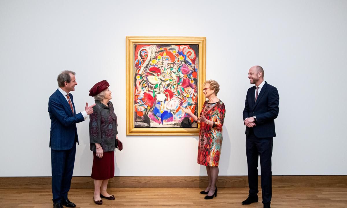 Princess Beatrix Of The Netherlands Opens A New Wing Of Singer Laren Museum
