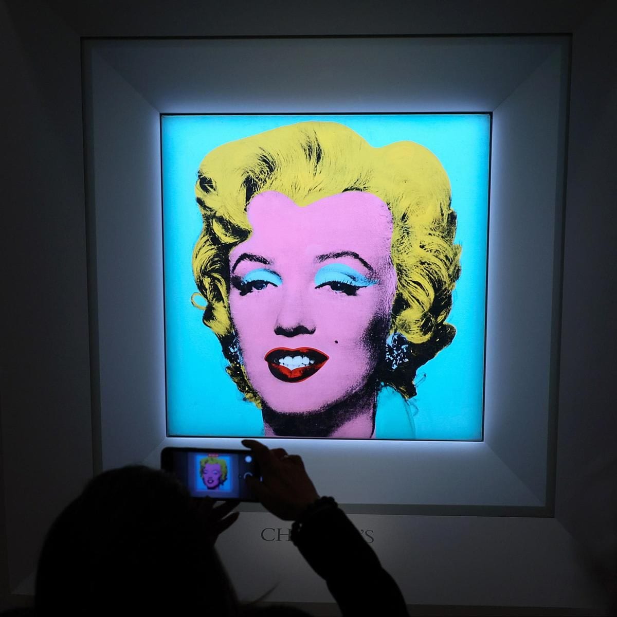 Christie's Announces Auction Of Andy Warhol's Legendary Shot Sage Blue Marilyn