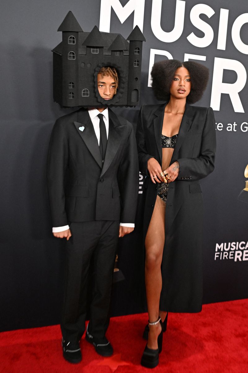 Jaden Smith and Willow Smith arrive for the 67th Annual Grammy Awards 