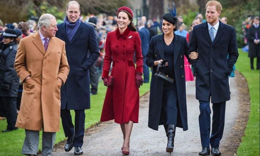 Prince William, Kate Middleton, Meghan Markle, Prince Harry and Prince Charles