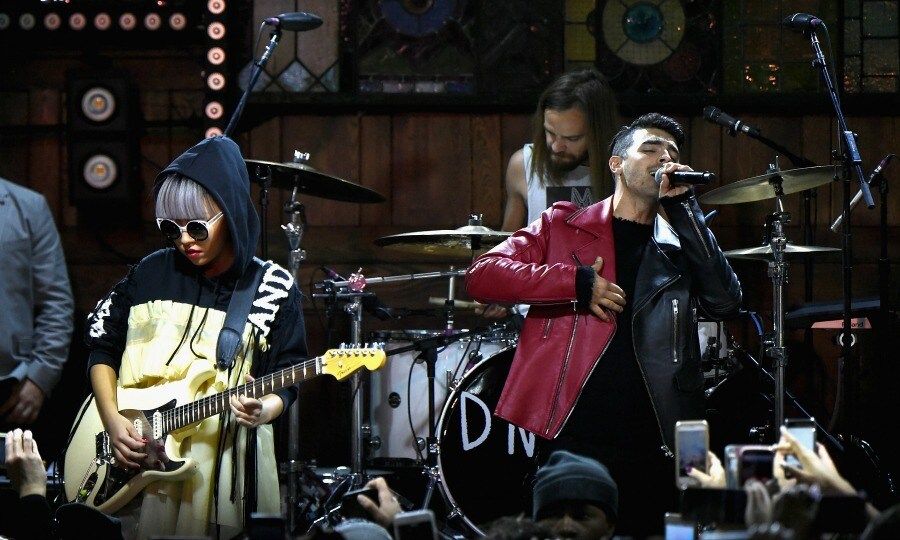 November 21: Body moves! DNCE performed during their official album release party presented by Citi Bank at Flash Factory in NYC.
Photo: Mike Coppola/Getty Images for Citi