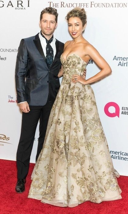 November 2: Matthew Morrison and his wife Renee Puente were a stunning pair on the carpet for the 15th Annual Elton John AIDS Foundation 'An Enduring Vision' Benefit at Cipriani Wall Street in NYC.
Photo: Gilbert Carrasquillo/FilmMagic