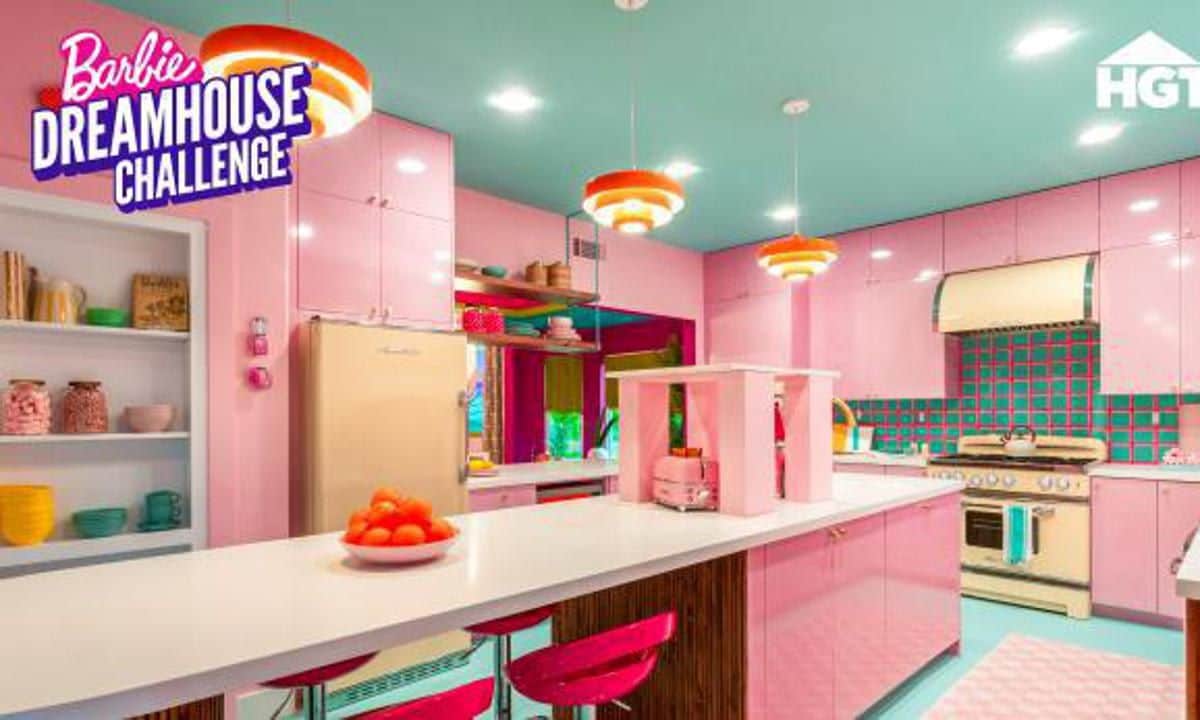 Jasmine Roth and Antonia Lofaso's 1960s-themed Barbie kitchen a life-sized replica (almost) of the original Barbie dollhouse