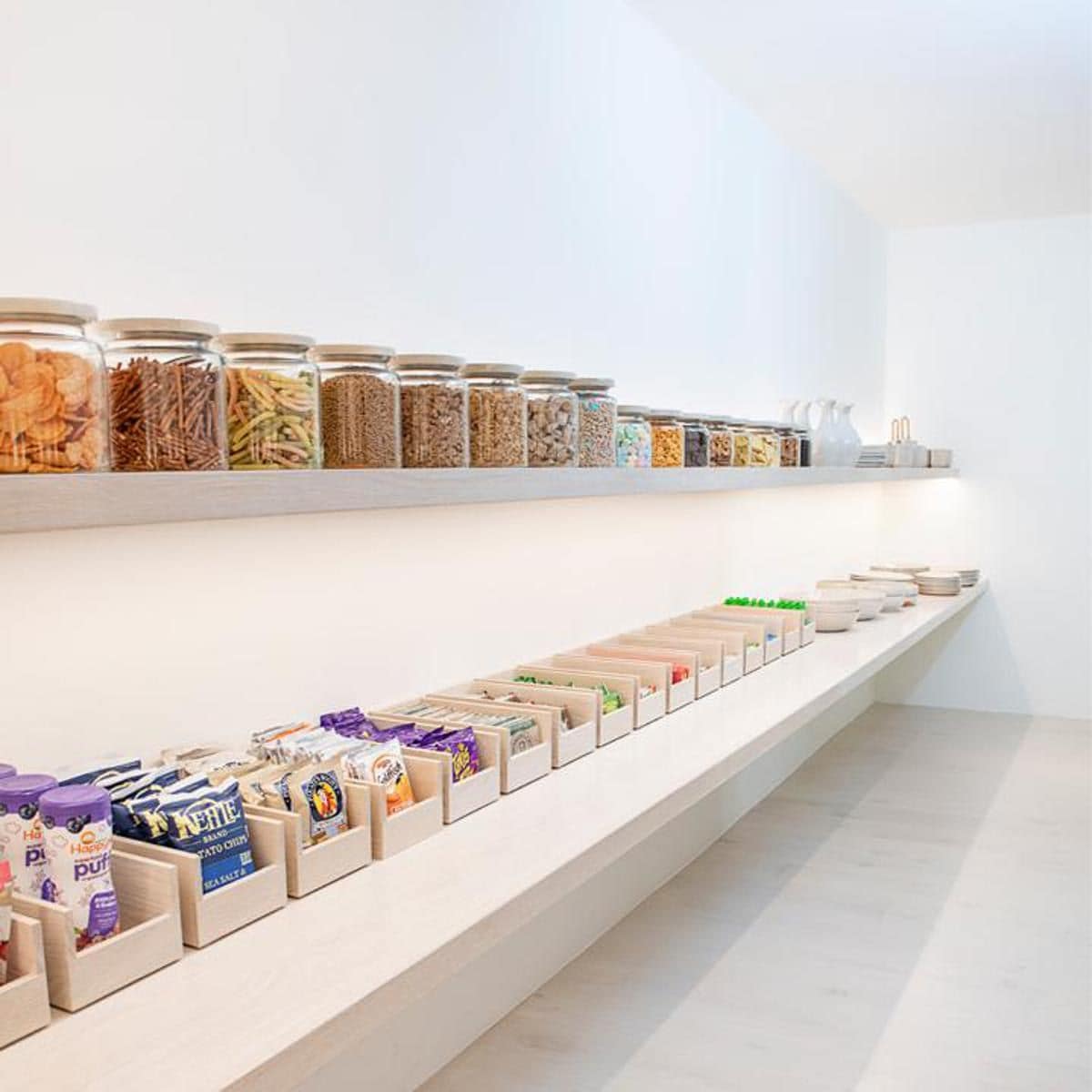 Kim Kardashian's reorganized pantry