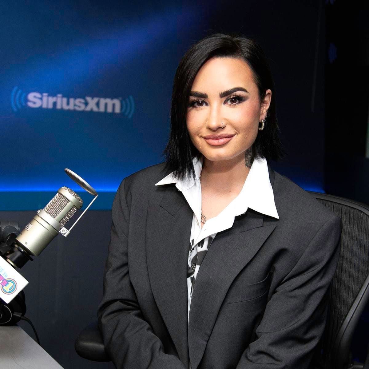 Demi Lovato Visits SiriusXM